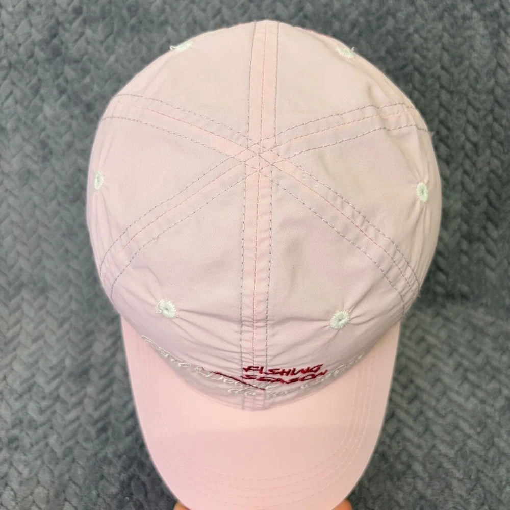 Cabela's Fishing Season Til Death Do Us Part Adjustable Ladies Pink Hat